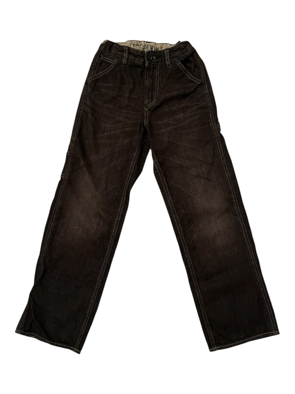 GAP Kids Dark Brown Carpenter Straight-Leg Jeans